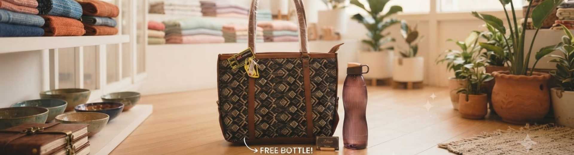 hand-bag-(-with-free-water-bottel-)